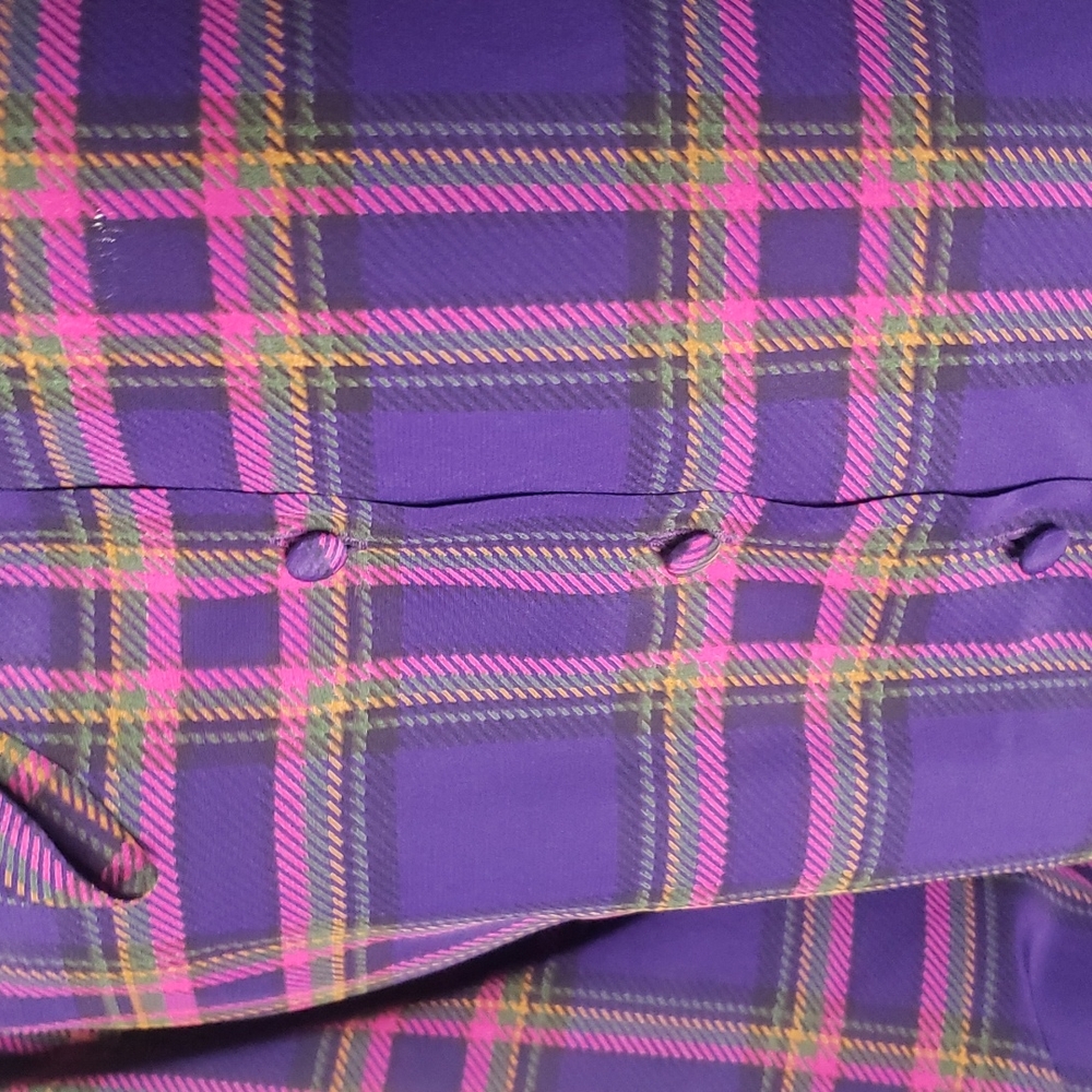 Pendleton Vintage Purple Button Down Blouse Size … - image 3